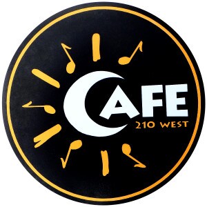 Cafe 210 West sign image